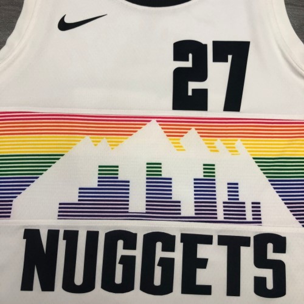 Men's Denver Nuggets Jamal Murray #27 White Swingman Player Jersey – City Edition-Pro Kit Vault | Brand New 26/27 Sports Jerseys